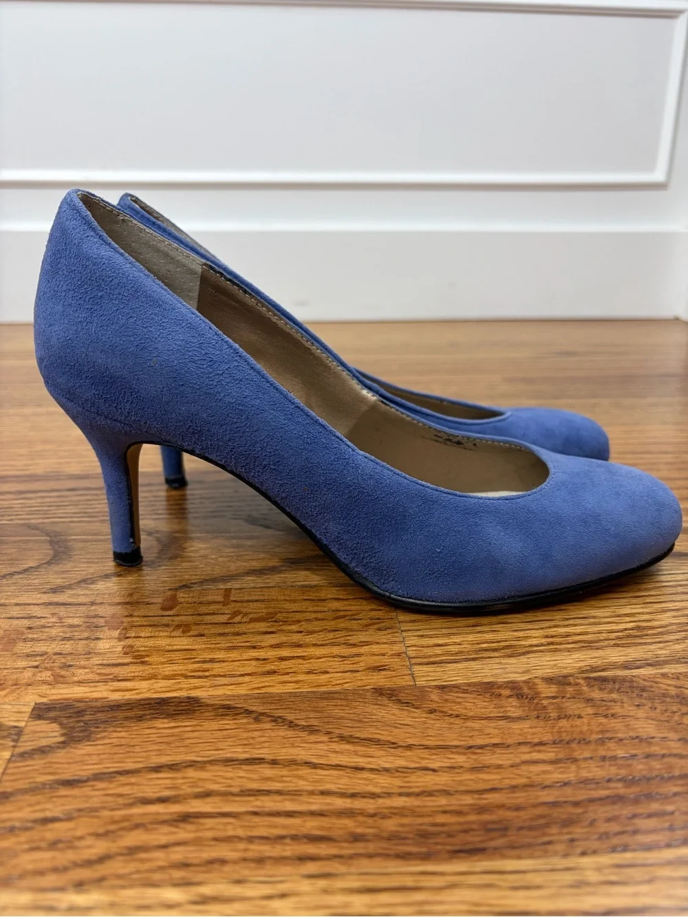 VANELI Blue Suede Pumps (6W)